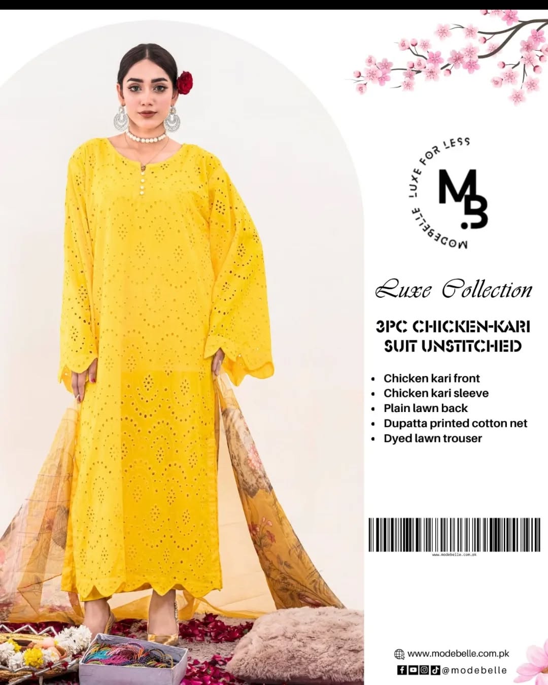 LULU  LAWN 3PCS CHICKEN KARI