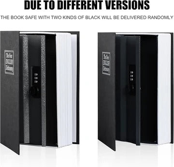 HIDDEN BOOK SAFE WITH LOCK